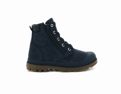 Botas Palladium PAMPA HI CUFF WATERPROOF Niños Indigo | Costa Rica-63412